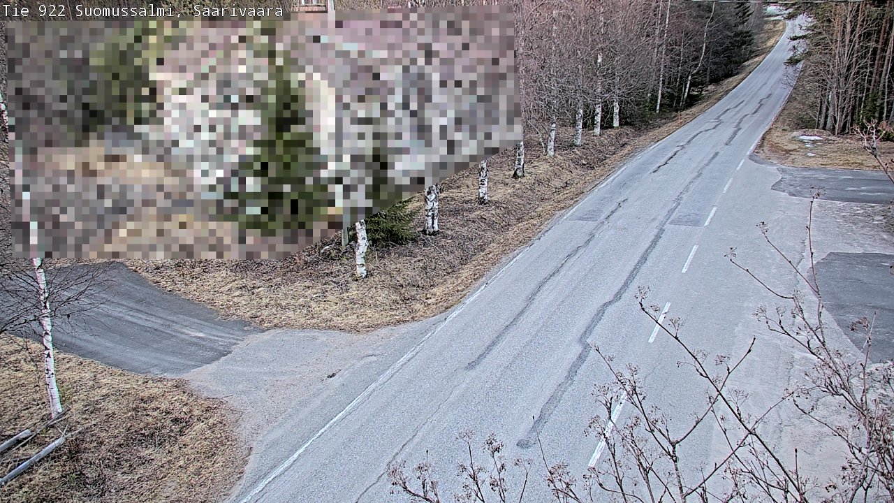Kelikamerat Kuva Tie 843 Suomussalmi, Saarivaara, Suomussalmi, Kainuu