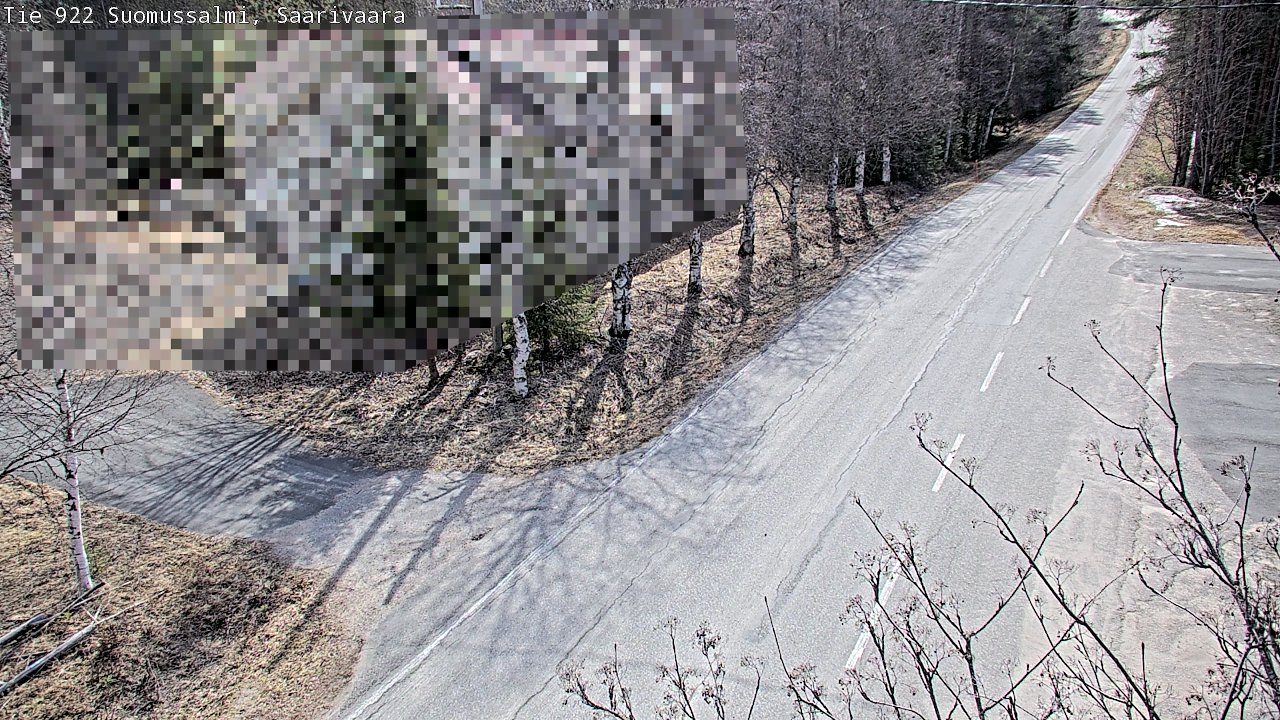 Weather Camera Image Road 950 843 Suomussalmi, Saarivaara, Suomussalmi, Kainuu