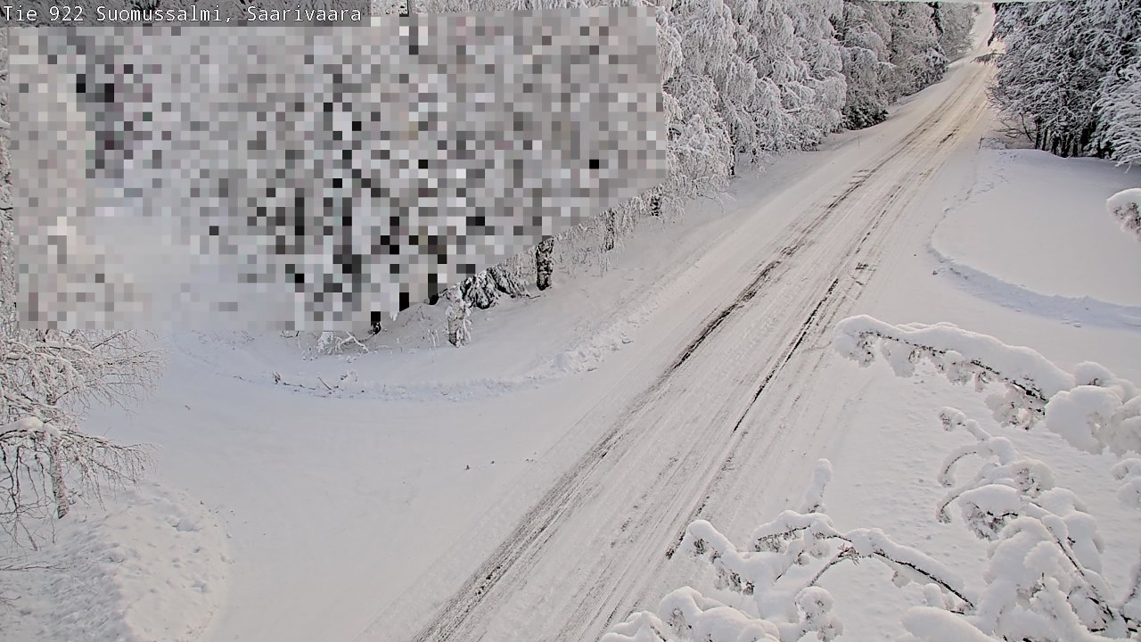 Weather Camera Image Road 950 843 Suomussalmi, Saarivaara, Suomussalmi, Kainuu