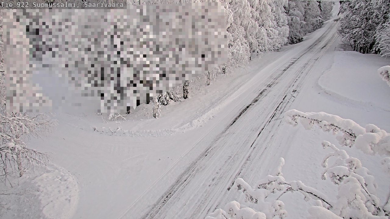 Weather Camera Image Road 950 843 Suomussalmi, Saarivaara, Suomussalmi, Kainuu