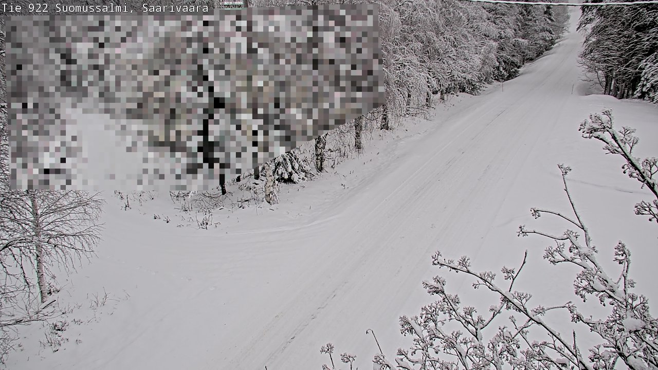 Weather Camera Image Road 950 843 Suomussalmi, Saarivaara, Suomussalmi, Kainuu