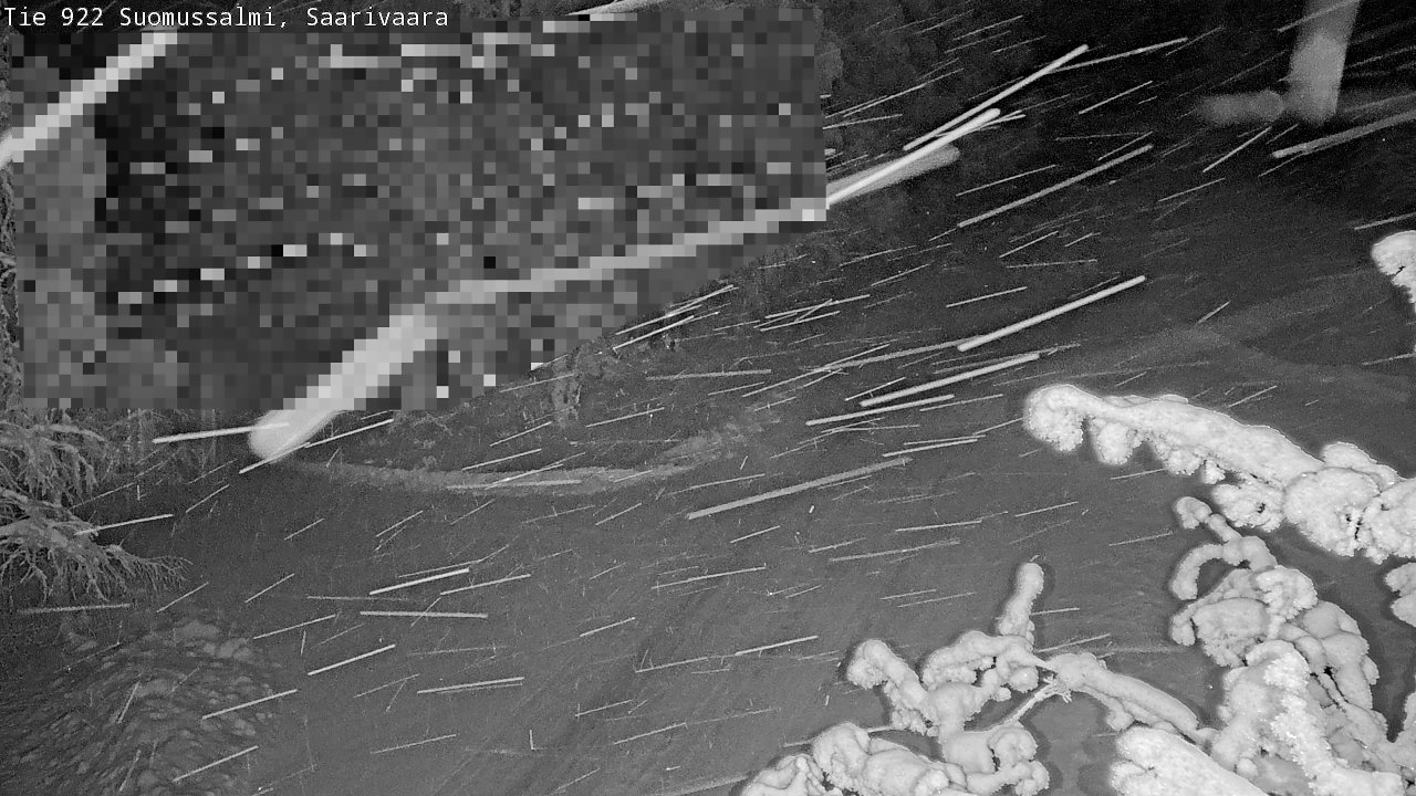 Kelikamerat Kuva Tie 843 Suomussalmi, Saarivaara, Suomussalmi, Kainuu