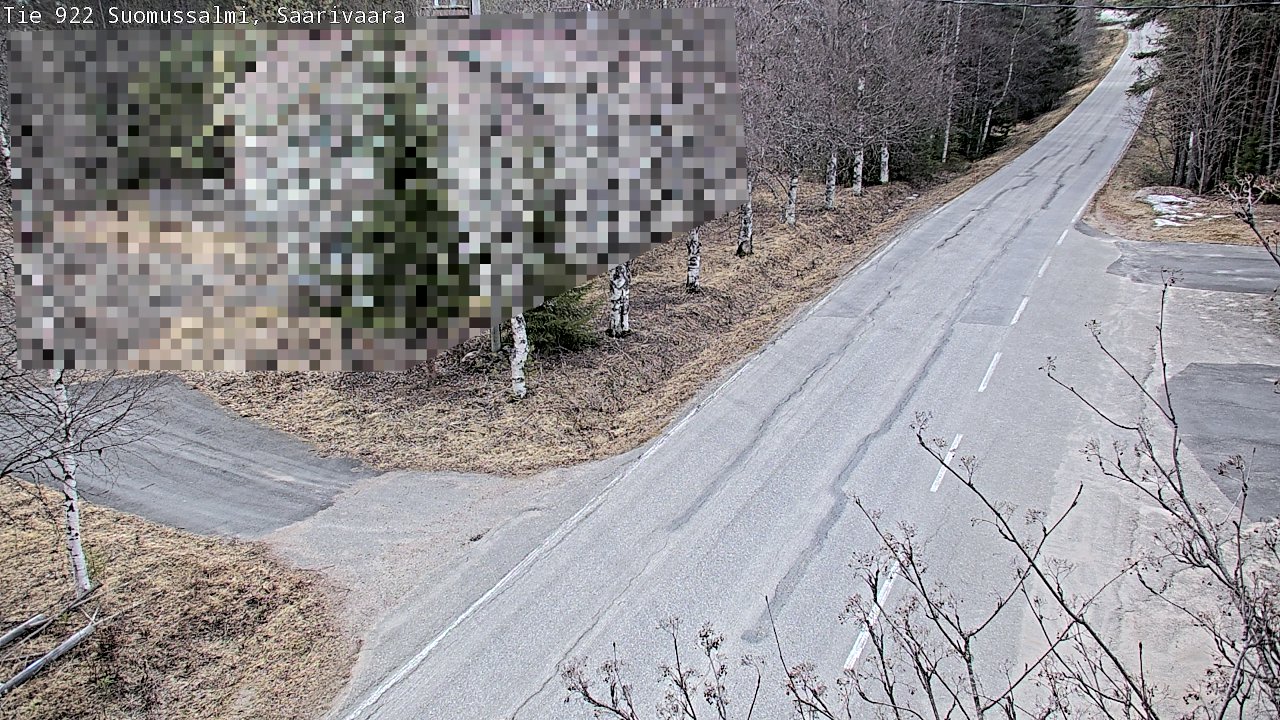 Weather Camera Image Road 950 843 Suomussalmi, Saarivaara, Suomussalmi, Kainuu