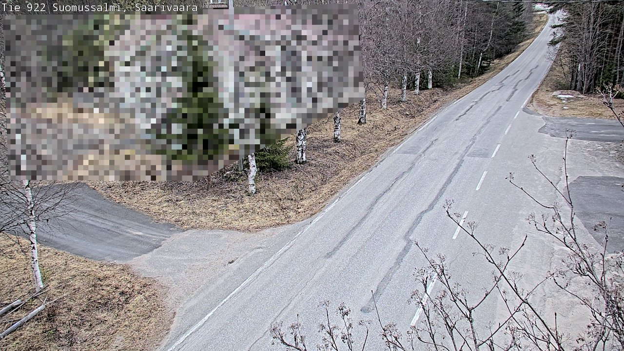 Weather Camera Image Väg 843 Suomussalmi, Saarivaara, Suomussalmi, Kainuu