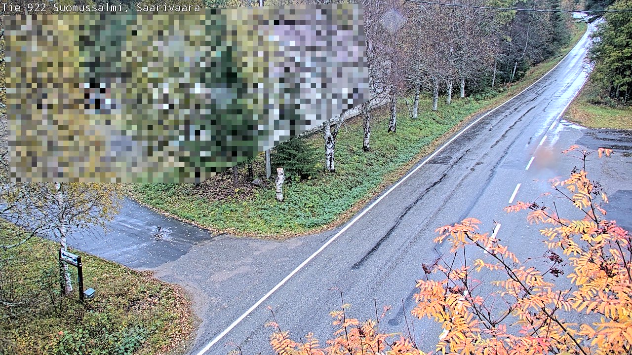 Weather Camera Image Road 950 843 Suomussalmi, Saarivaara, Suomussalmi, Kainuu