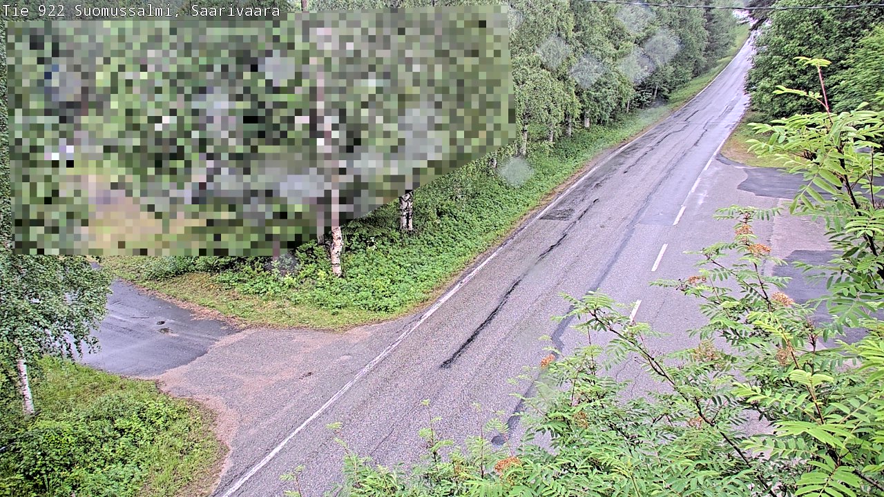 Weather Camera Image Road 950 843 Suomussalmi, Saarivaara, Suomussalmi, Kainuu