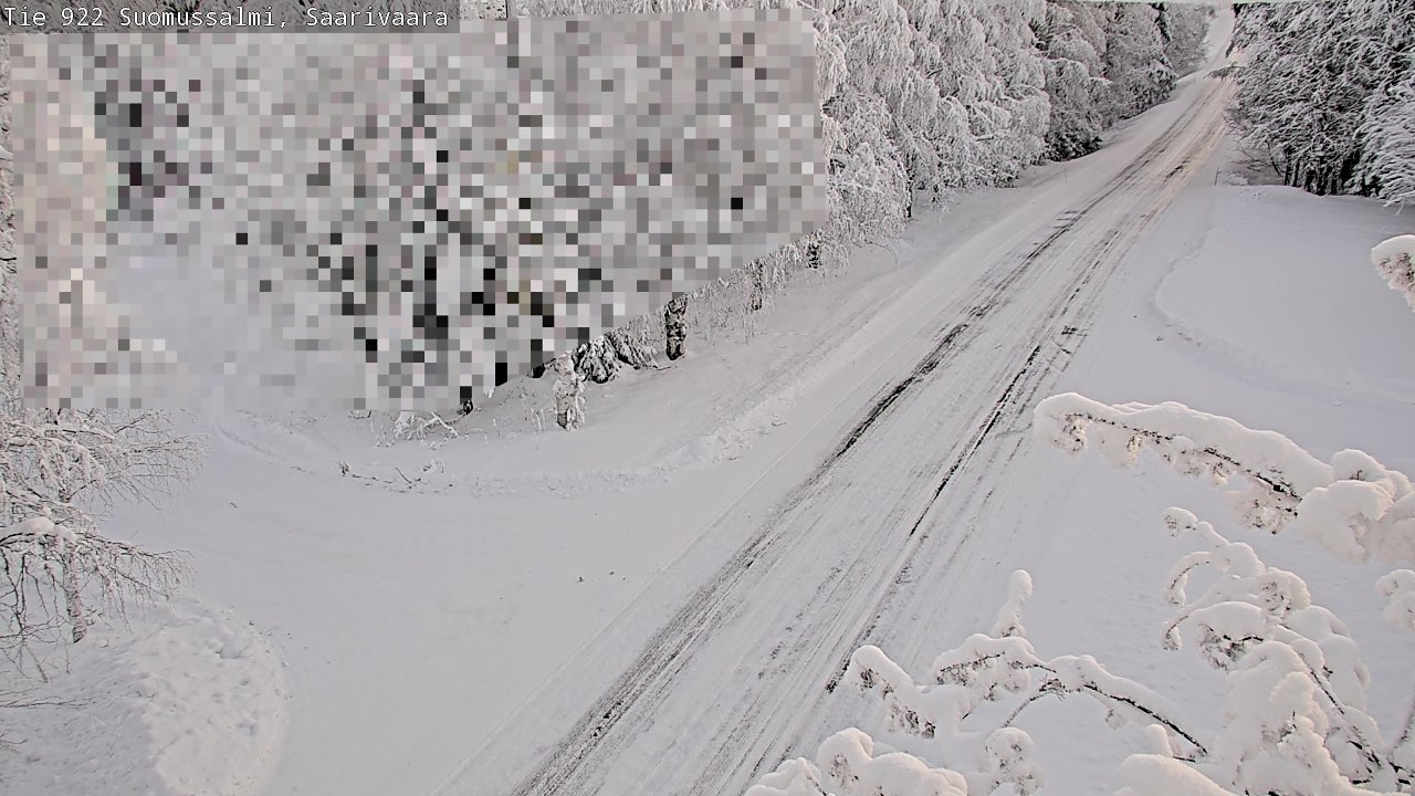 Weather Camera Image Road 950 843 Suomussalmi, Saarivaara, Suomussalmi, Kainuu