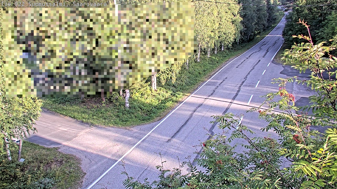 Kelikamerat Kuva Tie 843 Suomussalmi, Saarivaara, Suomussalmi, Kainuu