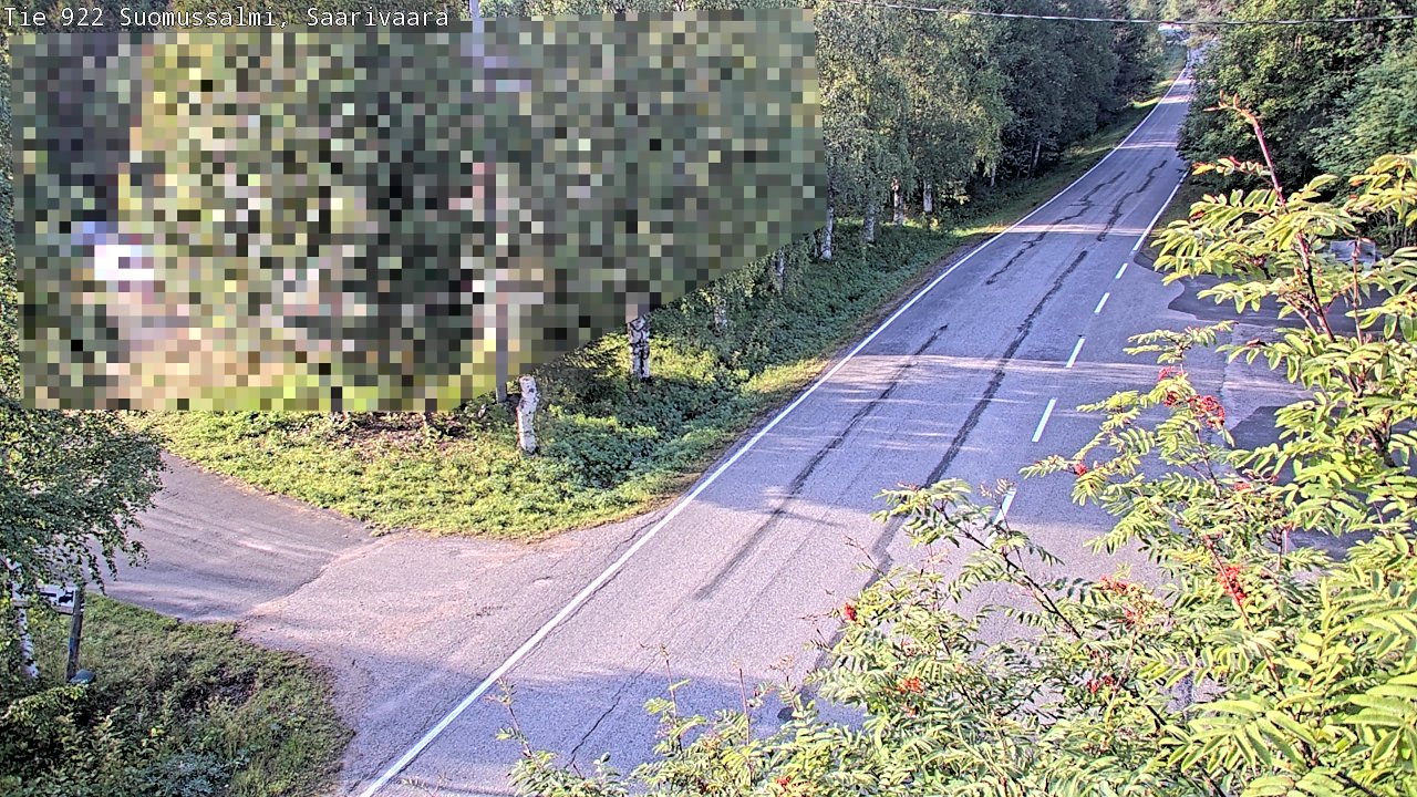 Weather Camera Image Road 950 843 Suomussalmi, Saarivaara, Suomussalmi, Kainuu