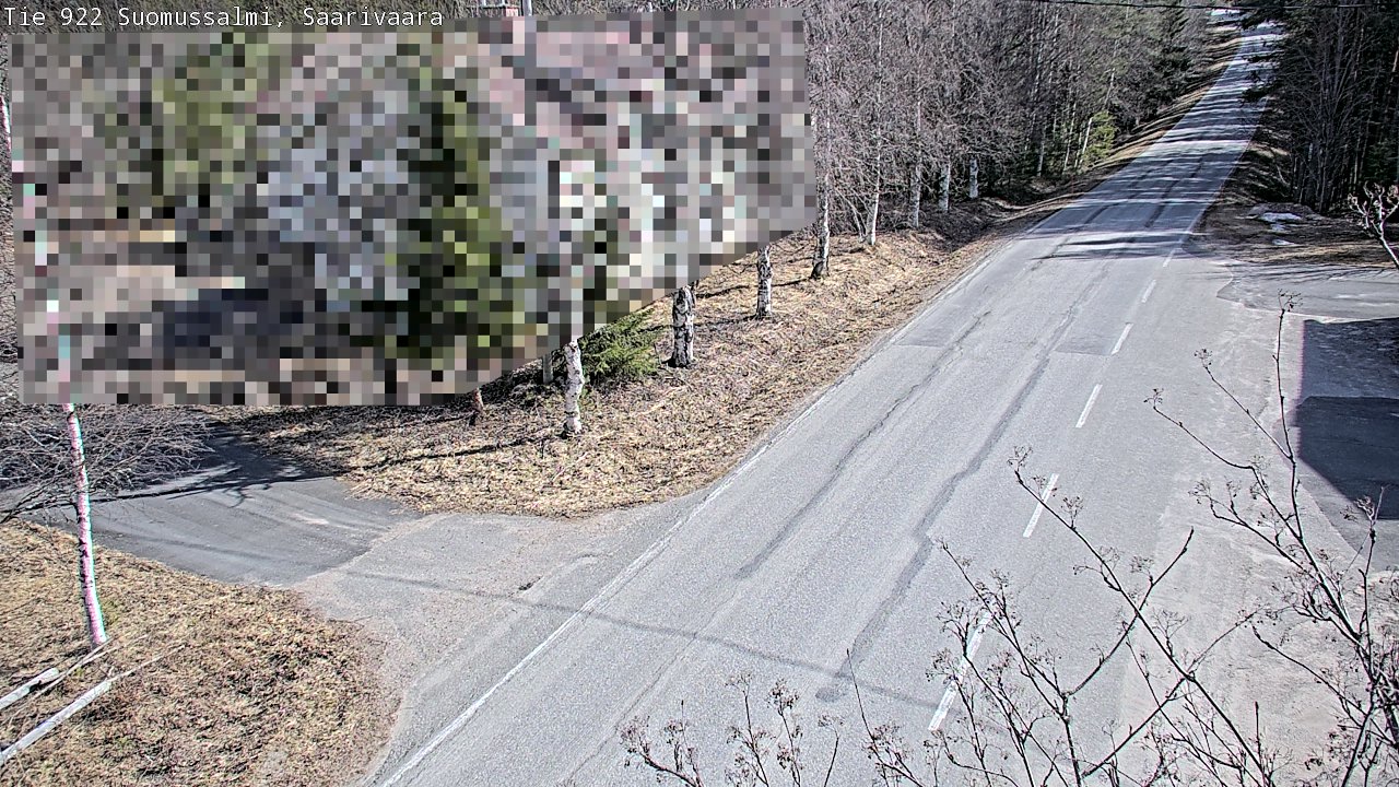 Weather Camera Image Road 950 843 Suomussalmi, Saarivaara, Suomussalmi, Kainuu