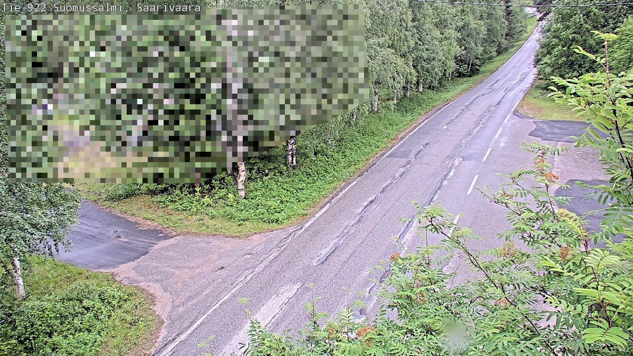 Weather Camera Image Road 950 843 Suomussalmi, Saarivaara, Suomussalmi, Kainuu