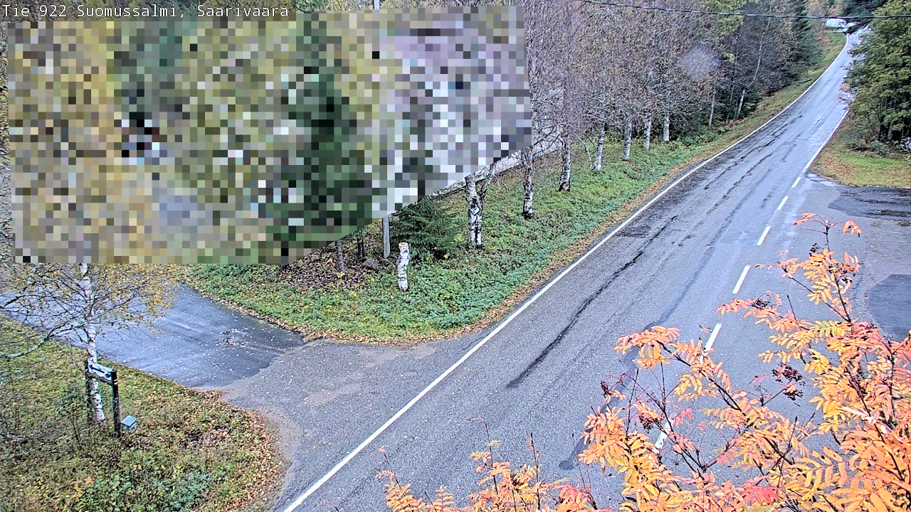 Weather Camera Image Road 950 843 Suomussalmi, Saarivaara, Suomussalmi, Kainuu