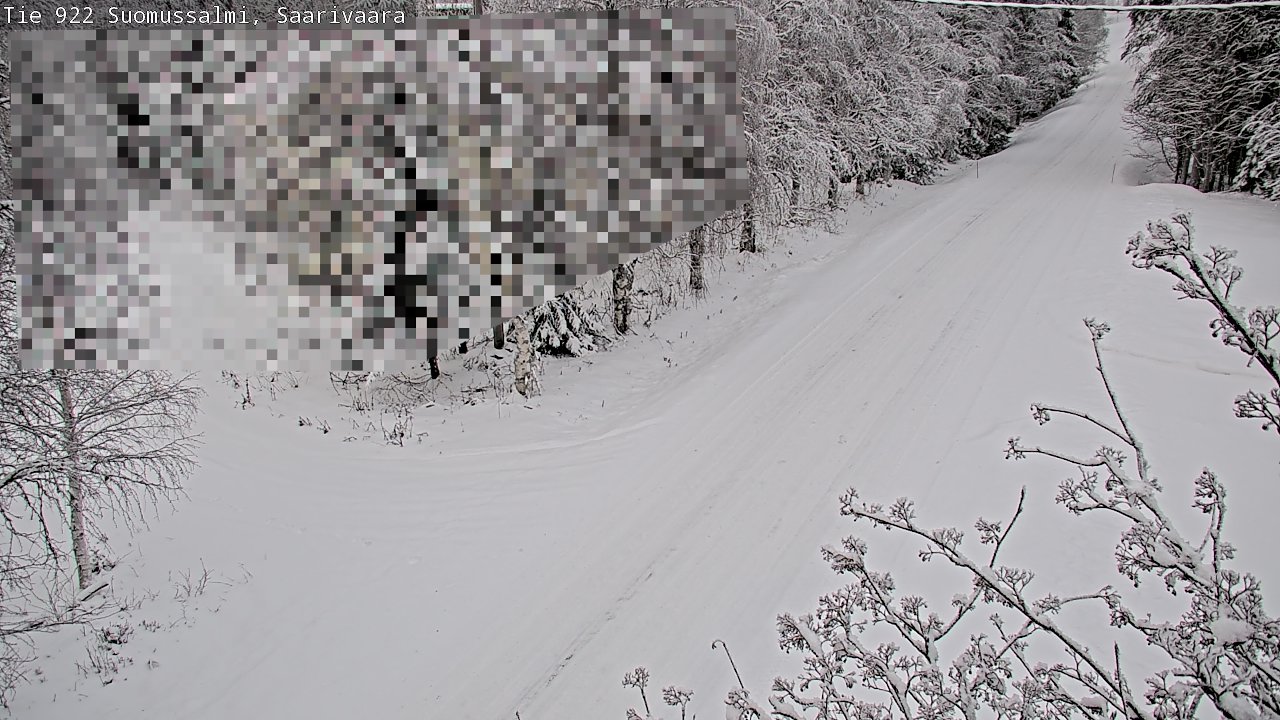Weather Camera Image Road 950 843 Suomussalmi, Saarivaara, Suomussalmi, Kainuu