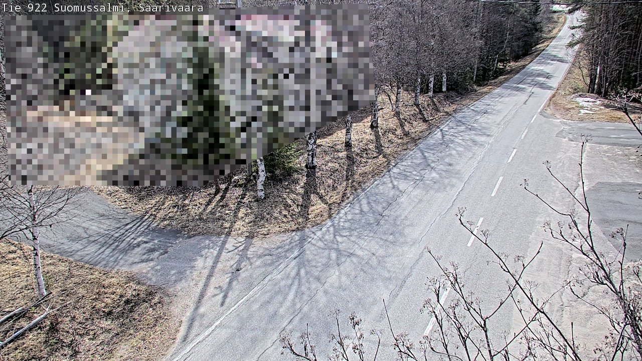 Weather Camera Image Road 950 843 Suomussalmi, Saarivaara, Suomussalmi, Kainuu