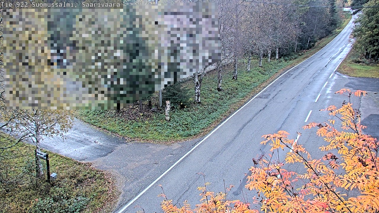 Weather Camera Image Road 950 843 Suomussalmi, Saarivaara, Suomussalmi, Kainuu