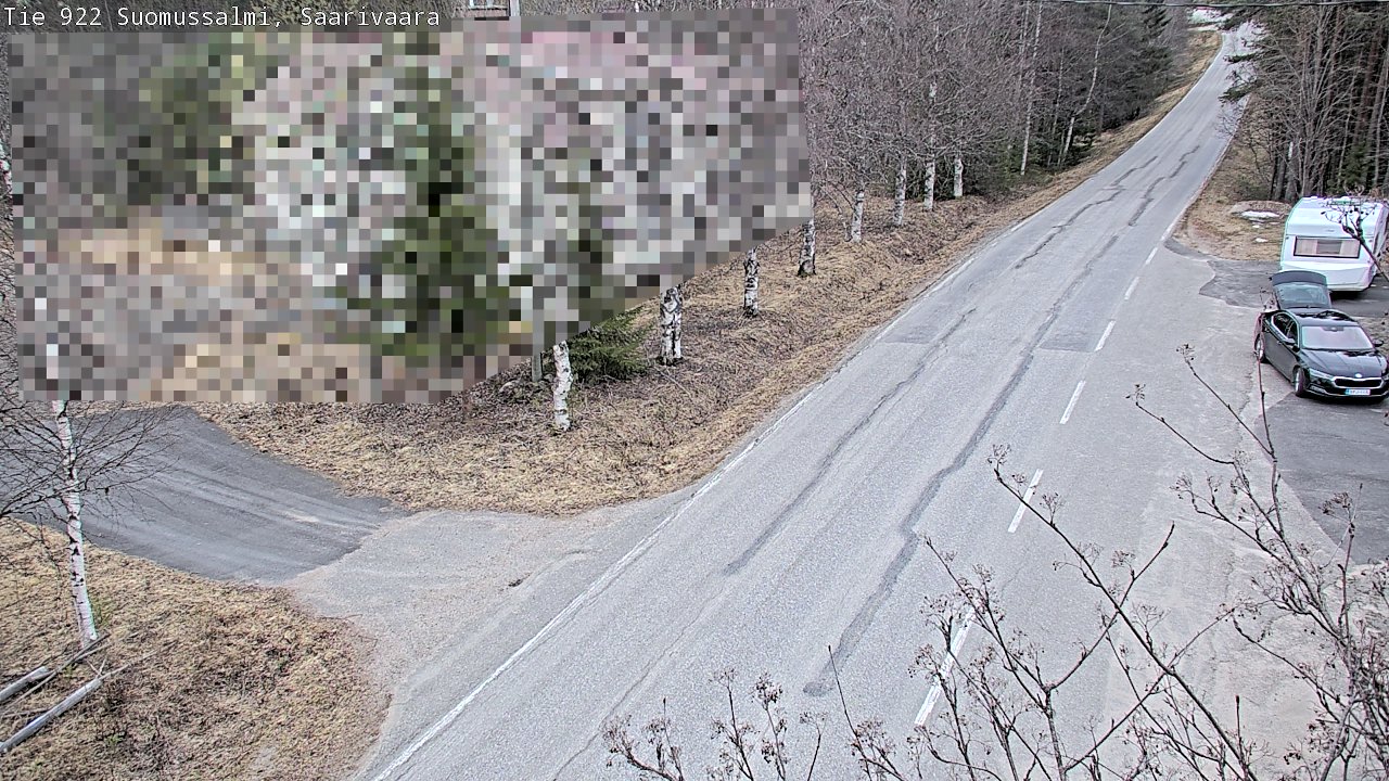 Weather Camera Image Väg 843 Suomussalmi, Saarivaara, Suomussalmi, Kainuu