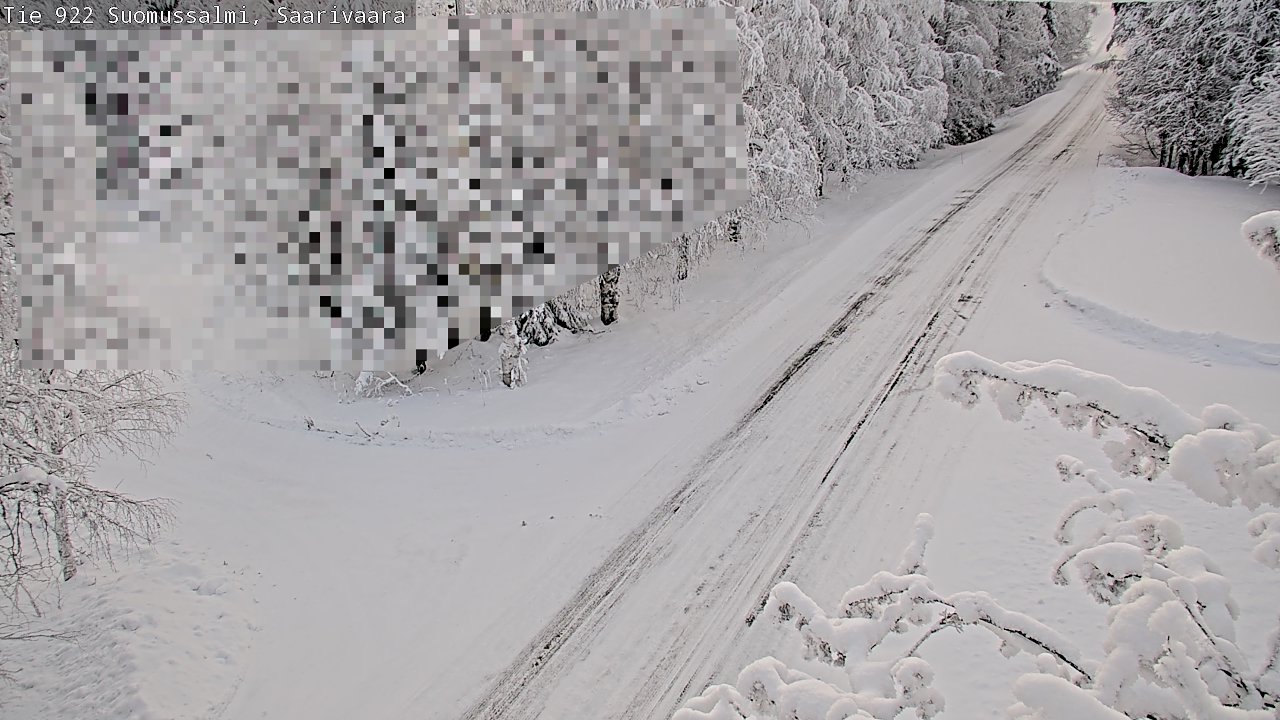 Weather Camera Image Road 950 843 Suomussalmi, Saarivaara, Suomussalmi, Kainuu
