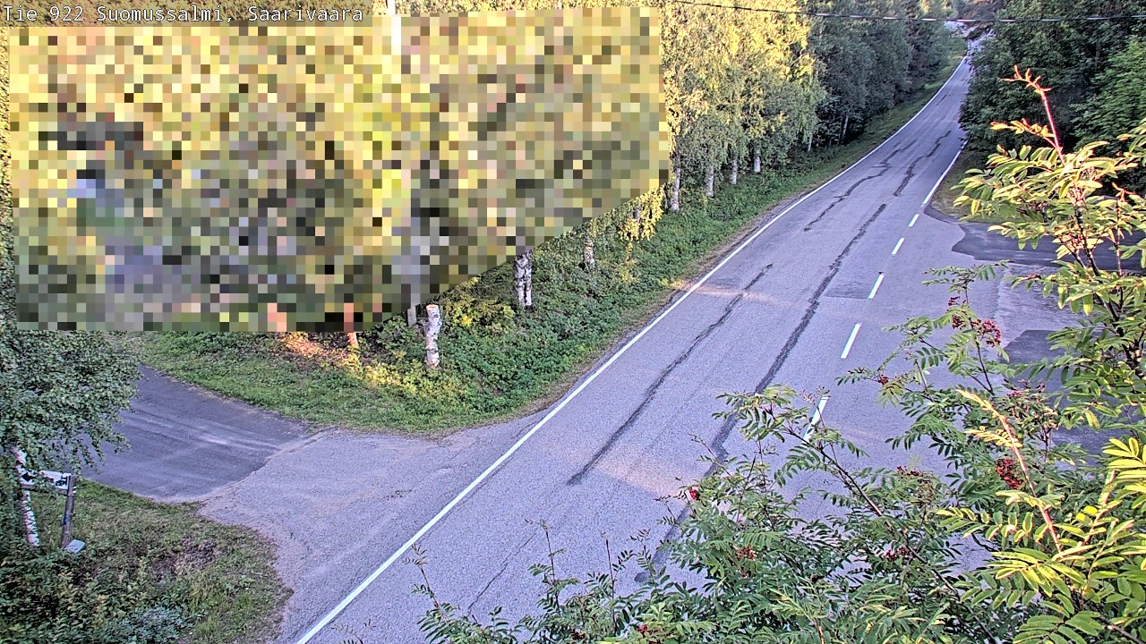 Kelikamerat Kuva Tie 843 Suomussalmi, Saarivaara, Suomussalmi, Kainuu