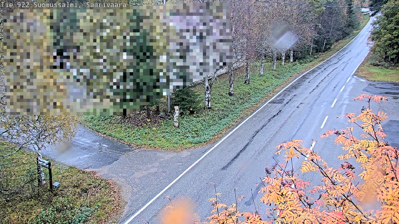 Weather Camera Image Road 950 843 Suomussalmi, Saarivaara, Suomussalmi, Kainuu