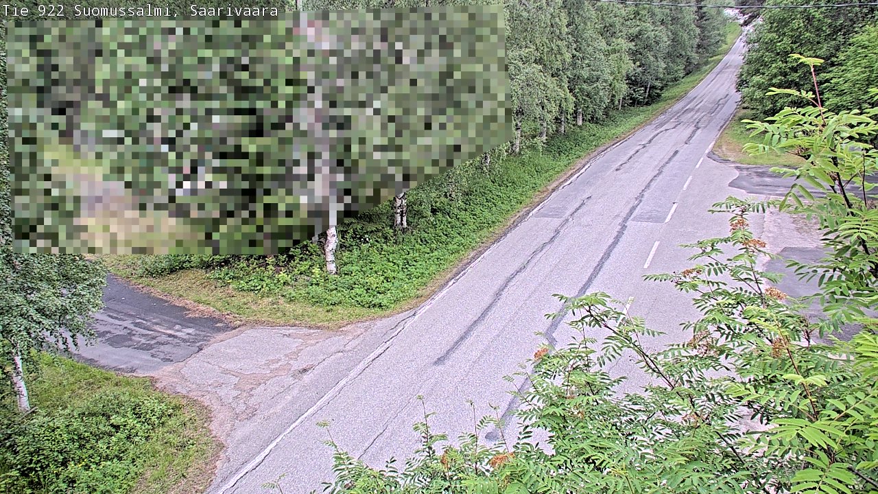 Kelikamerat Kuva Tie 843 Suomussalmi, Saarivaara, Suomussalmi, Kainuu