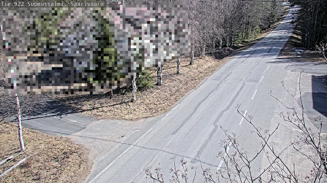 Weather Camera Image Road 950 843 Suomussalmi, Saarivaara, Suomussalmi, Kainuu