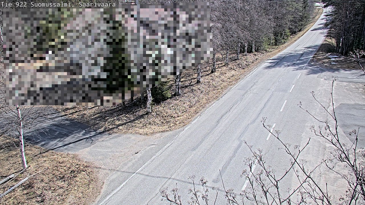 Weather Camera Image Road 950 843 Suomussalmi, Saarivaara, Suomussalmi, Kainuu