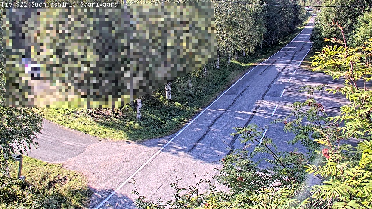 Weather Camera Image Väg 843 Suomussalmi, Saarivaara, Suomussalmi, Kainuu