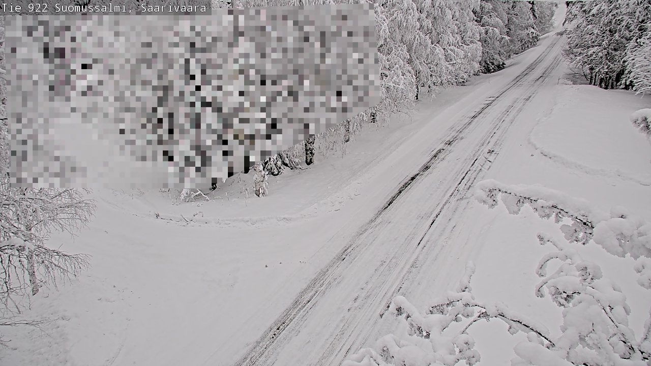 Weather Camera Image Road 950 843 Suomussalmi, Saarivaara, Suomussalmi, Kainuu