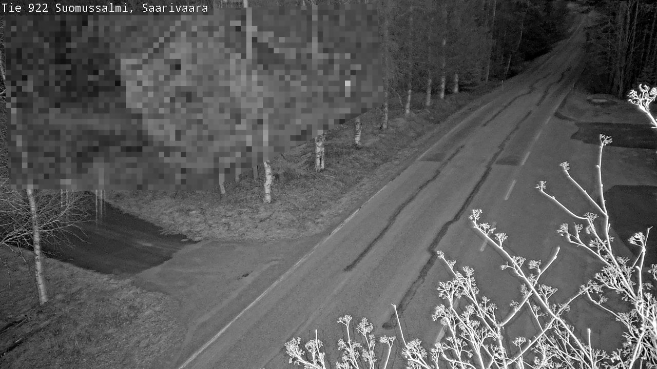 Weather Camera Image Road 950 843 Suomussalmi, Saarivaara, Suomussalmi, Kainuu