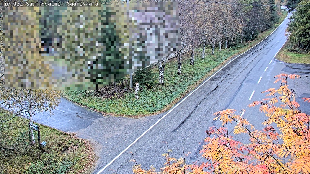 Kelikamerat Kuva Tie 843 Suomussalmi, Saarivaara, Suomussalmi, Kainuu