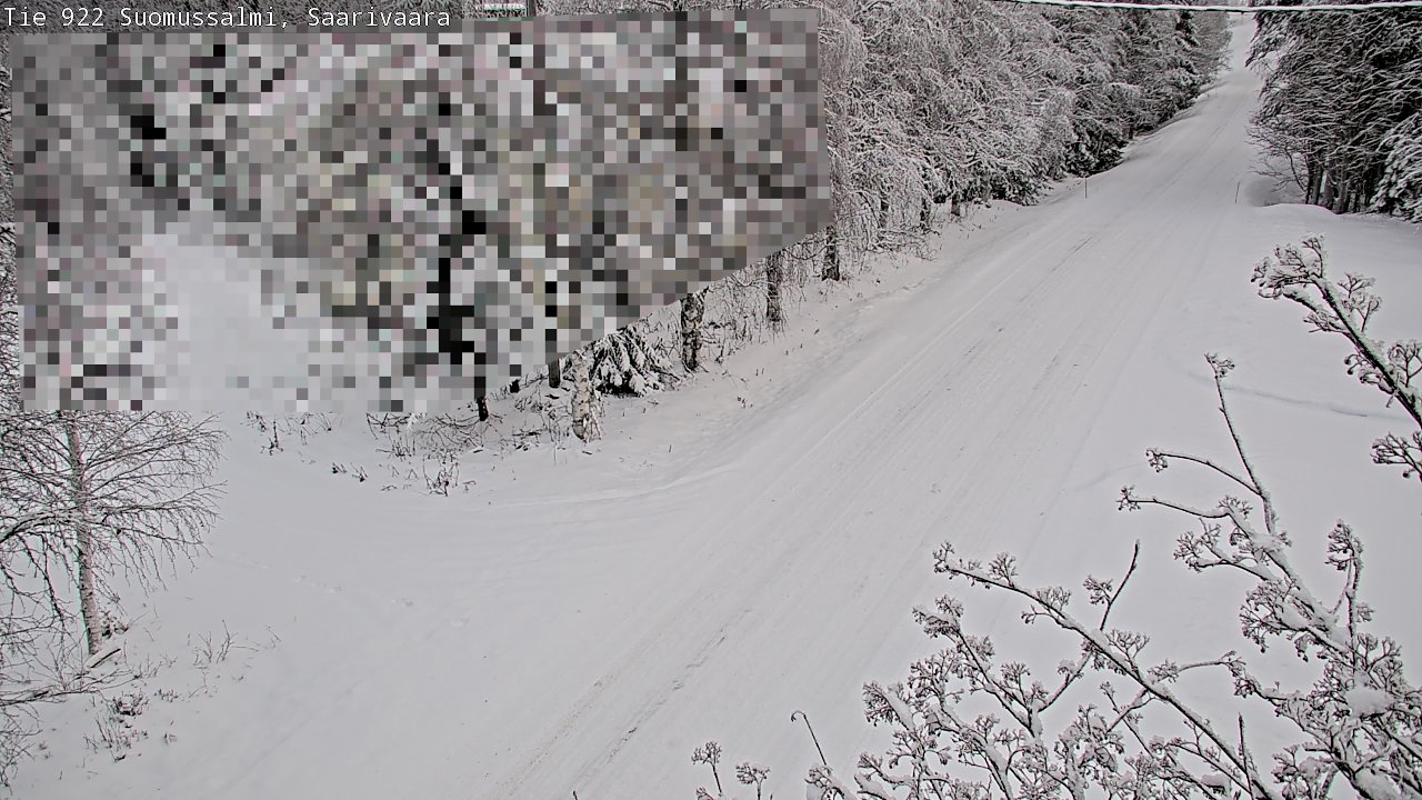 Weather Camera Image Road 950 843 Suomussalmi, Saarivaara, Suomussalmi, Kainuu