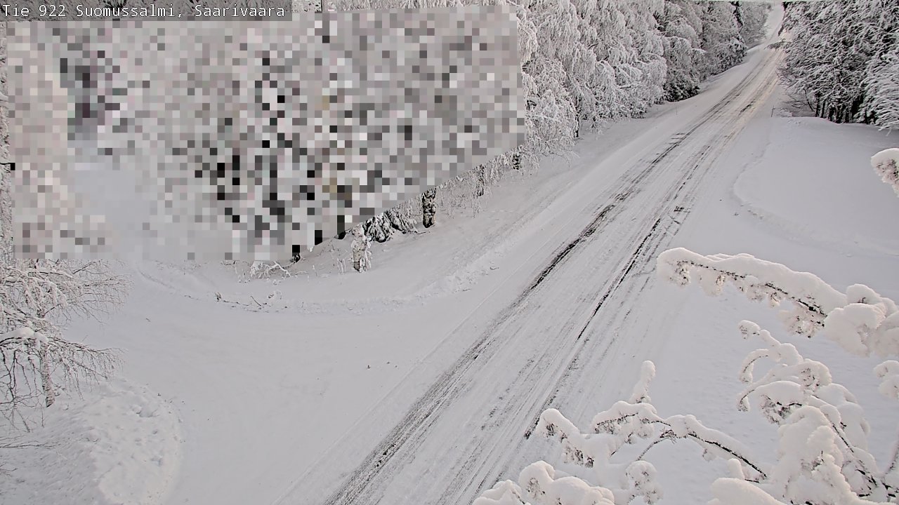 Weather Camera Image Road 950 843 Suomussalmi, Saarivaara, Suomussalmi, Kainuu