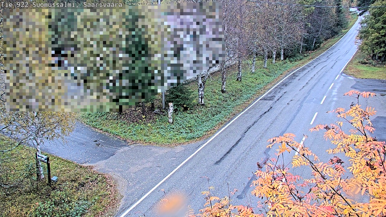 Weather Camera Image Road 950 843 Suomussalmi, Saarivaara, Suomussalmi, Kainuu