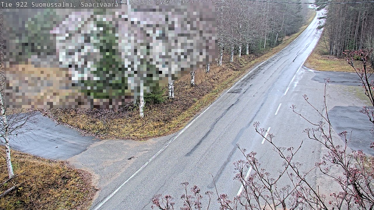 Kelikamerat Kuva Tie 843 Suomussalmi, Saarivaara, Suomussalmi, Kainuu