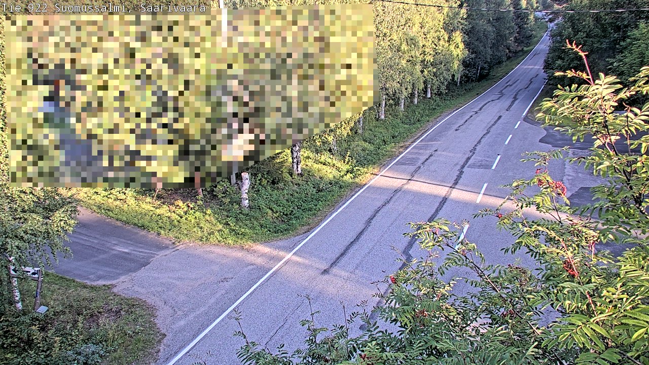 Kelikamerat Kuva Tie 843 Suomussalmi, Saarivaara, Suomussalmi, Kainuu