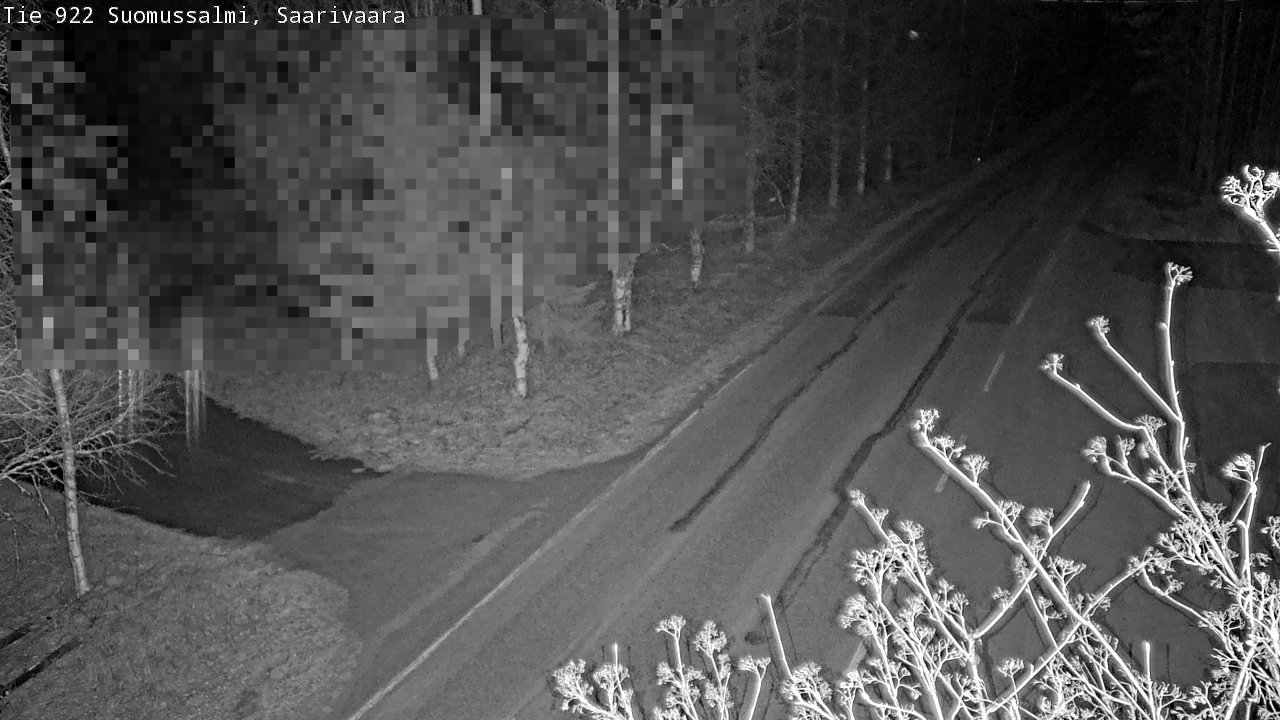 Weather Camera Image Road 950 843 Suomussalmi, Saarivaara, Suomussalmi, Kainuu