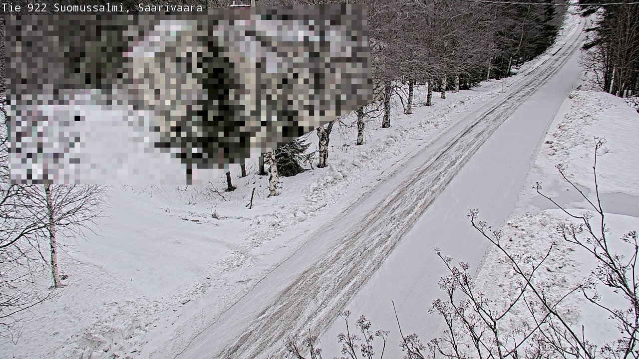 Kelikamerat Kuva Tie 843 Suomussalmi, Saarivaara, Suomussalmi, Kainuu
