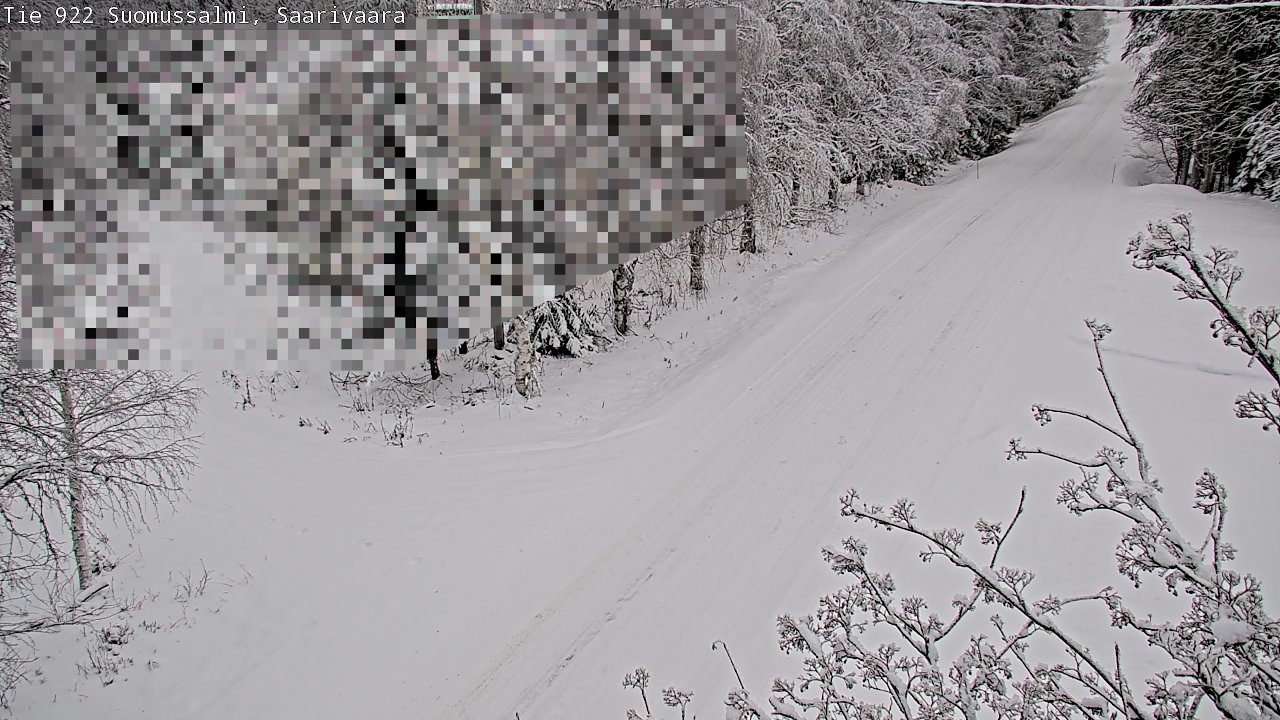 Weather Camera Image Road 950 843 Suomussalmi, Saarivaara, Suomussalmi, Kainuu