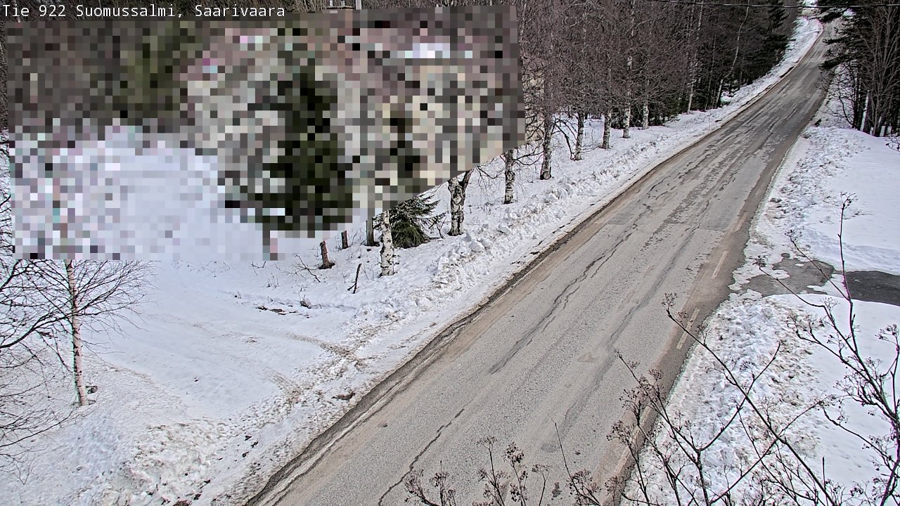 Weather Camera Image Road 950 843 Suomussalmi, Saarivaara, Suomussalmi, Kainuu