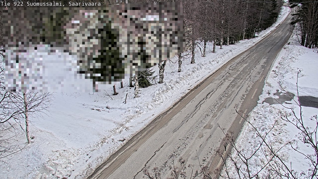 Weather Camera Image Road 950 843 Suomussalmi, Saarivaara, Suomussalmi, Kainuu