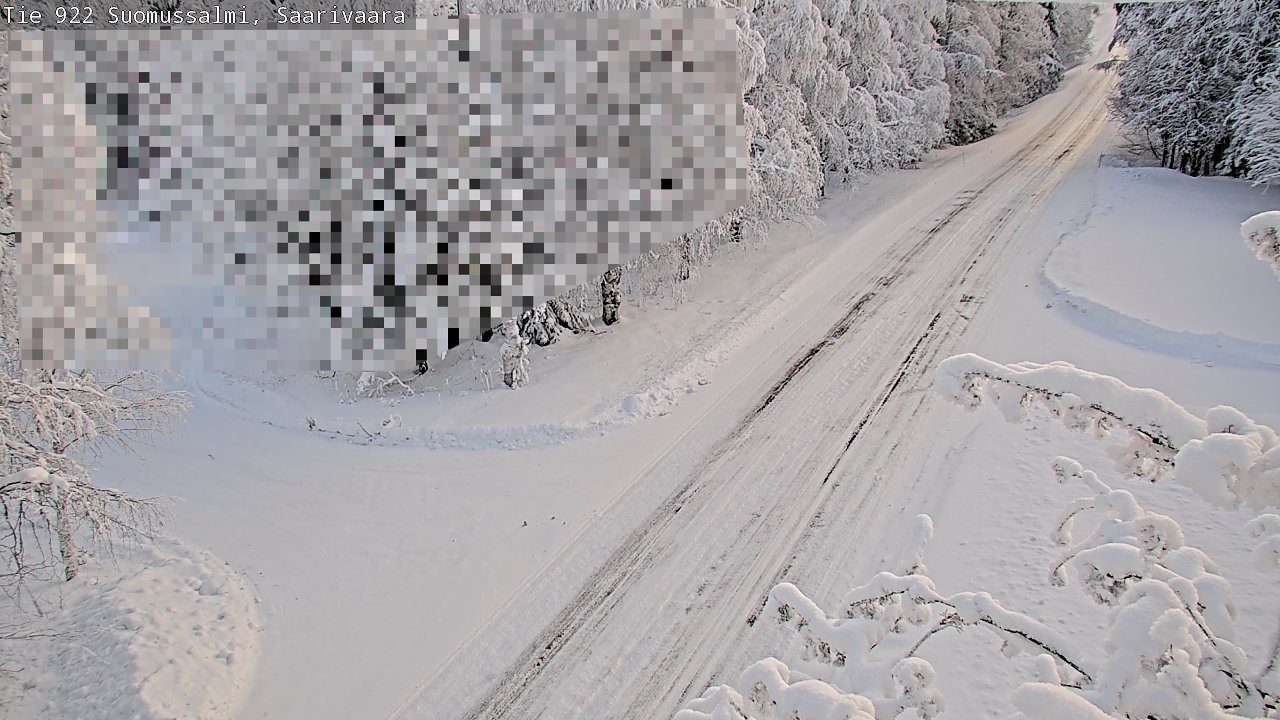 Weather Camera Image Road 950 843 Suomussalmi, Saarivaara, Suomussalmi, Kainuu