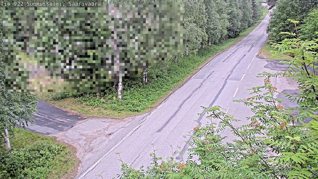 Kelikamerat Kuva Tie 843 Suomussalmi, Saarivaara, Suomussalmi, Kainuu