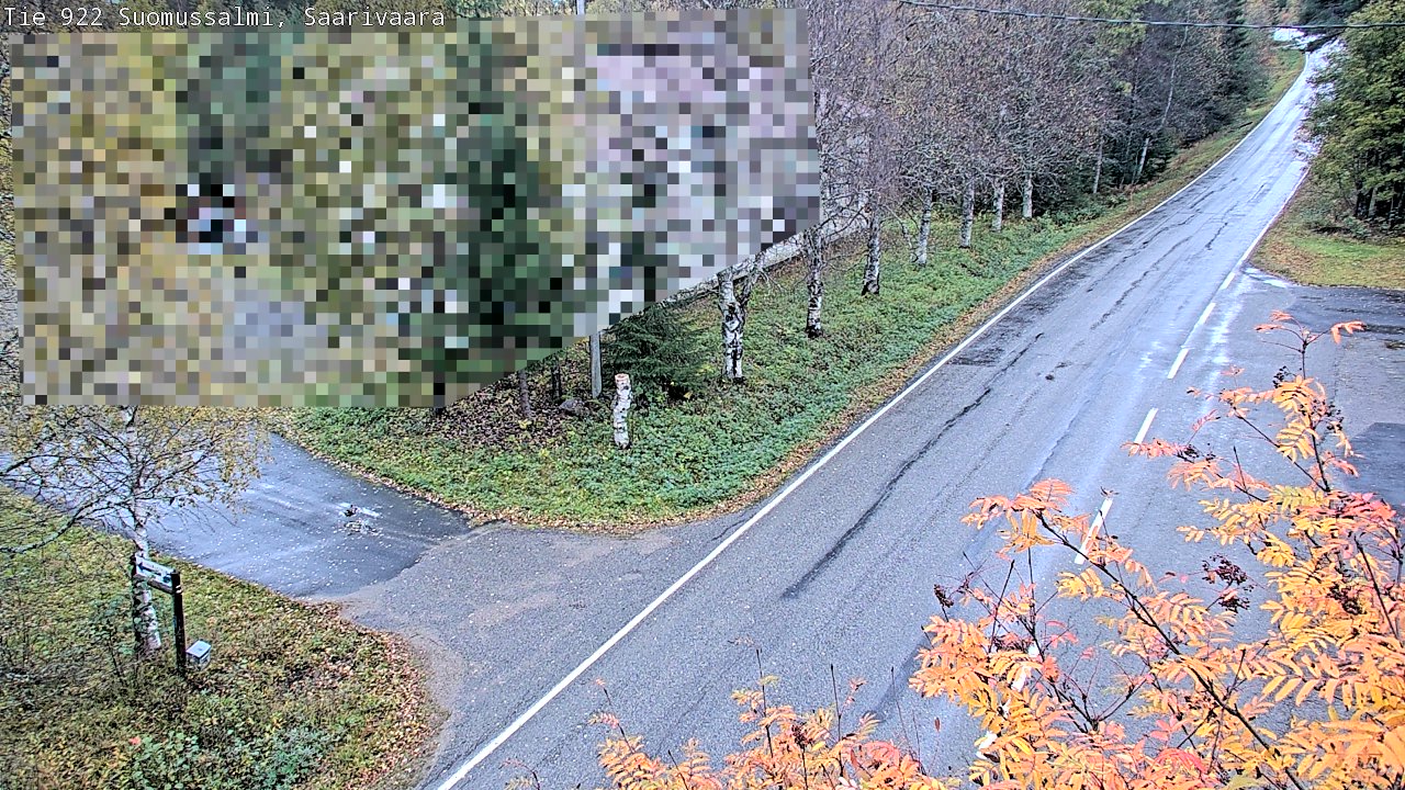Weather Camera Image Road 950 843 Suomussalmi, Saarivaara, Suomussalmi, Kainuu