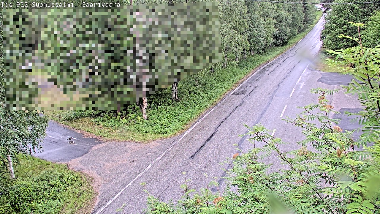 Weather Camera Image Road 950 843 Suomussalmi, Saarivaara, Suomussalmi, Kainuu