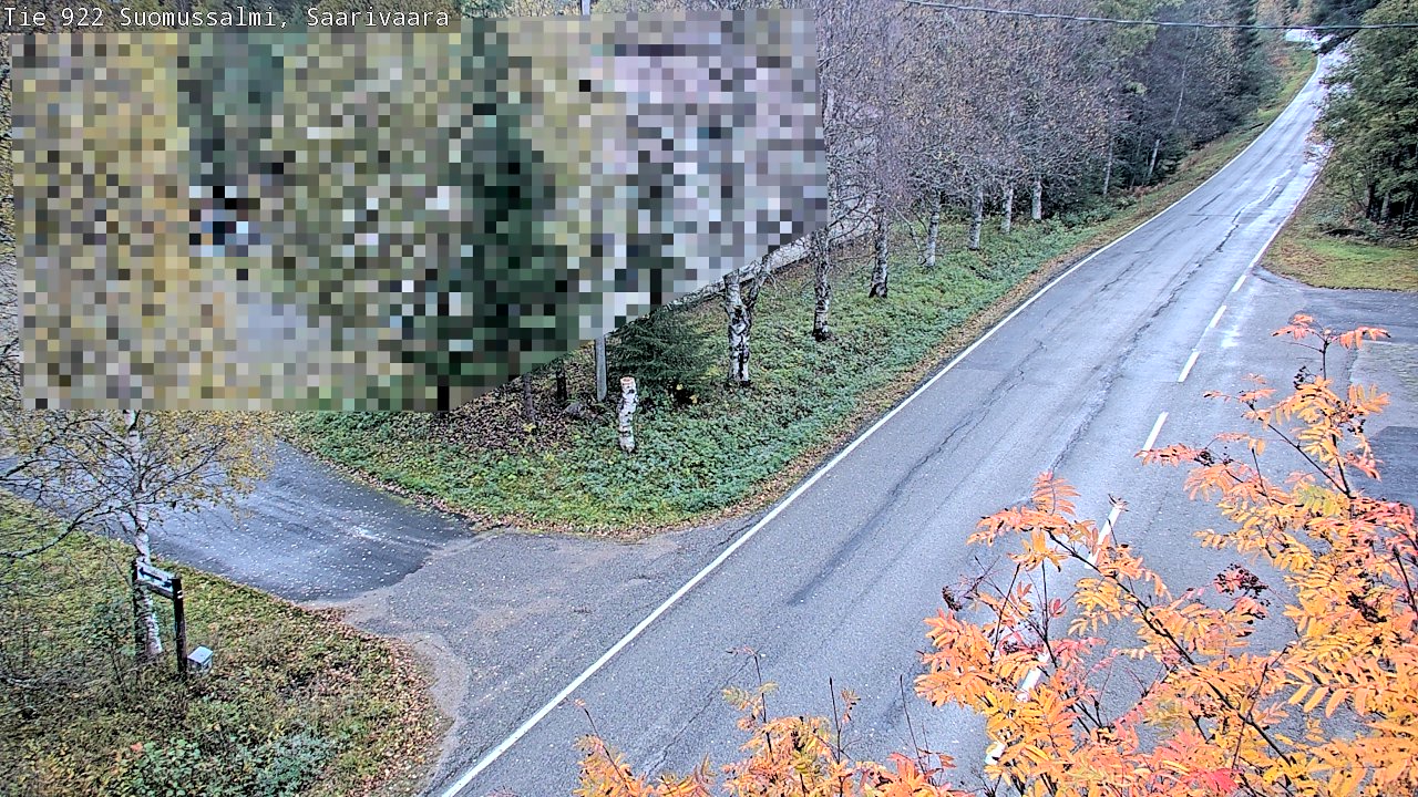 Weather Camera Image Road 950 843 Suomussalmi, Saarivaara, Suomussalmi, Kainuu