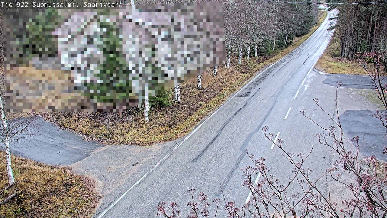 Kelikamerat Kuva Tie 843 Suomussalmi, Saarivaara, Suomussalmi, Kainuu