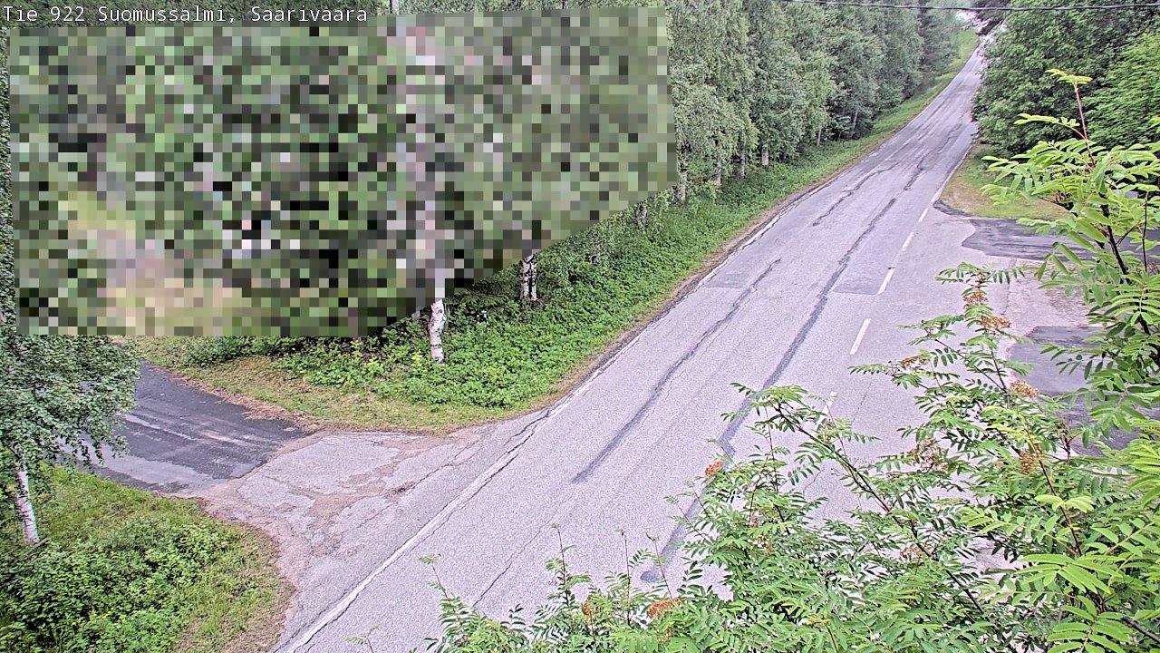 Kelikamerat Kuva Tie 843 Suomussalmi, Saarivaara, Suomussalmi, Kainuu