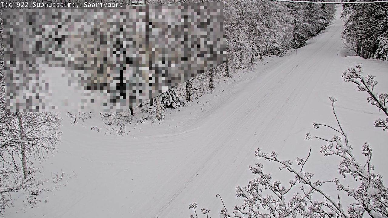 Weather Camera Image Road 950 843 Suomussalmi, Saarivaara, Suomussalmi, Kainuu