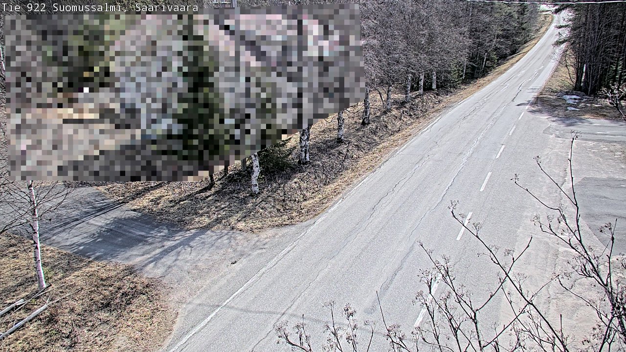 Weather Camera Image Road 950 843 Suomussalmi, Saarivaara, Suomussalmi, Kainuu