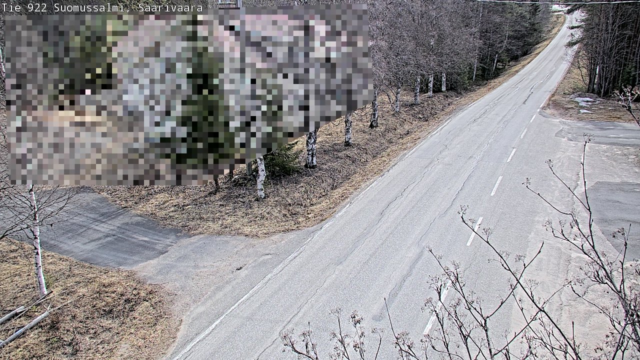 Weather Camera Image Road 950 843 Suomussalmi, Saarivaara, Suomussalmi, Kainuu